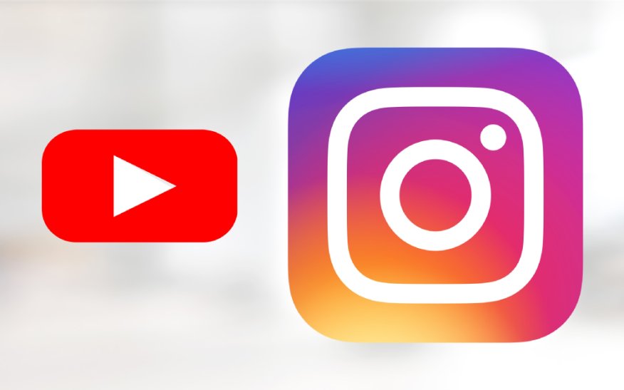 Youtube und Instagram Logos